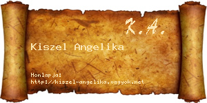 Kiszel Angelika névjegykártya